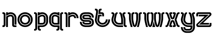 AQUARIUS Bold Font LOWERCASE