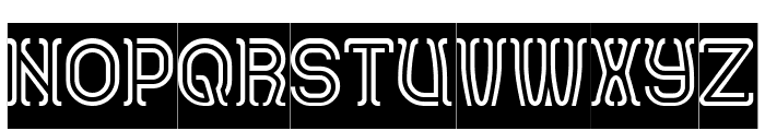 AQUARIUS-Inverse Font UPPERCASE