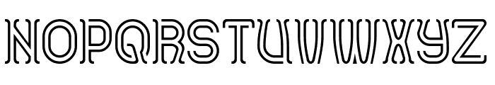 AQUARIUS-Light Font UPPERCASE