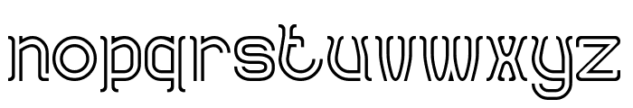 AQUARIUS-Light Font LOWERCASE