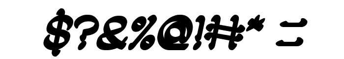 ARABIAN KNIGHT Bold Italic Font OTHER CHARS