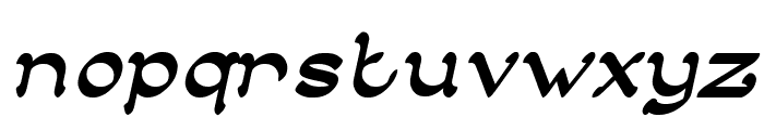 ARABIAN KNIGHT Italic Font LOWERCASE