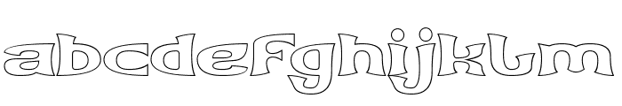 ARCHER-HOLLOW Font LOWERCASE