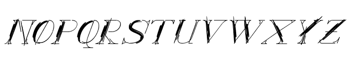 ARCHILINE-Italic Font LOWERCASE