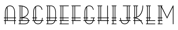 ARCTIC MIRROR Font LOWERCASE