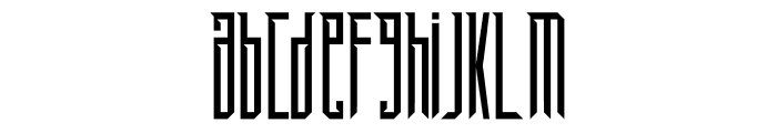 ARMOR Font LOWERCASE