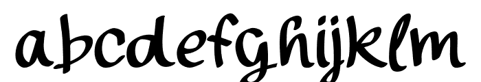 ASHTON Regular Font LOWERCASE