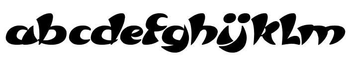 ASIA PACIFIC Bold Italic Font LOWERCASE