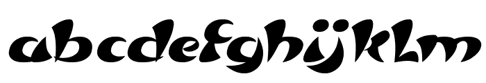 ASIA PACIFIC Italic Font LOWERCASE