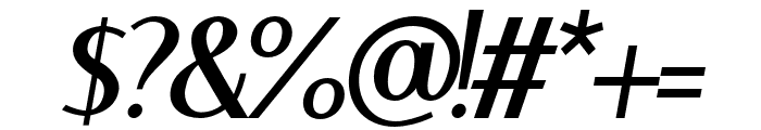 ASTERA-Italic Font OTHER CHARS