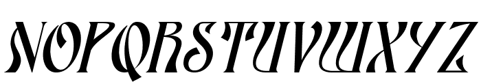 ATHEAR Italic Font LOWERCASE