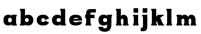 ATOMIC regular Font LOWERCASE