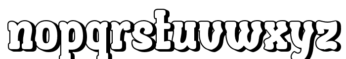AUSYEIK-Shadow Font LOWERCASE
