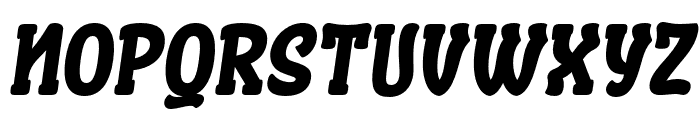 AUSYEIK-Slant Font UPPERCASE