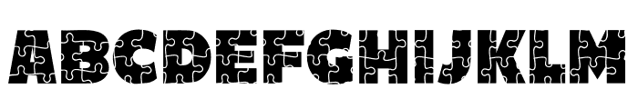 AUTISM AWESOME Font UPPERCASE
