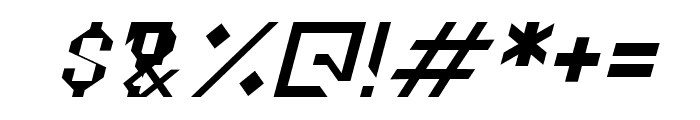 AVANZA Thin Italic Font OTHER CHARS