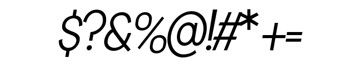 AVELINO STD Italic Font OTHER CHARS