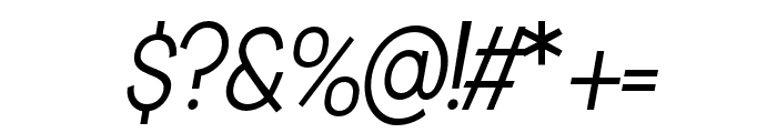 AVELINOMTL-Italic Font OTHER CHARS