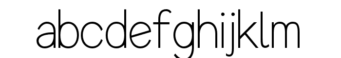 AVELINOMTL-Light Font LOWERCASE