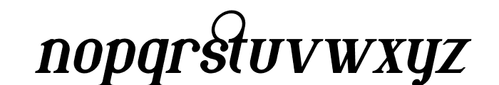 AVEMON Italic Font LOWERCASE