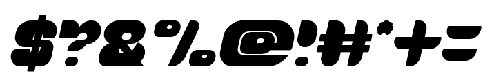 AVIATOR Bold Italic Font OTHER CHARS