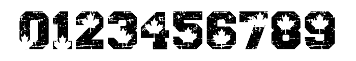 AWESOME CANADA Font OTHER CHARS