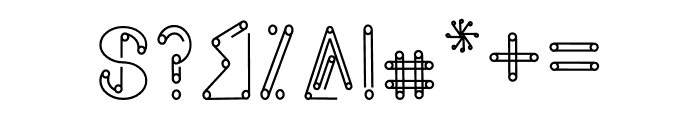 AXEON Regular Font OTHER CHARS