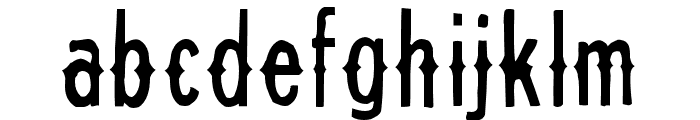 AZClouds-Regular Font LOWERCASE