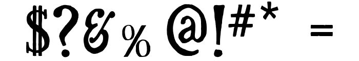 AZHarpersJuly-Regular Font OTHER CHARS