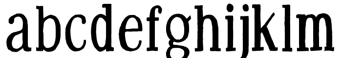 AZHarpersJuly-Regular Font LOWERCASE
