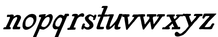 AZPlugItalic-Regular Font LOWERCASE
