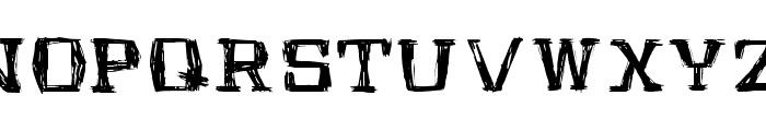 AZRoughFart-Regular Font UPPERCASE