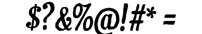 AZUltra-Italic Font OTHER CHARS