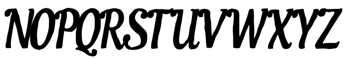 AZUltra-Italic Font UPPERCASE