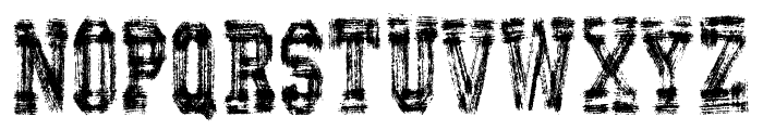 AZVarsityBrush Font LOWERCASE