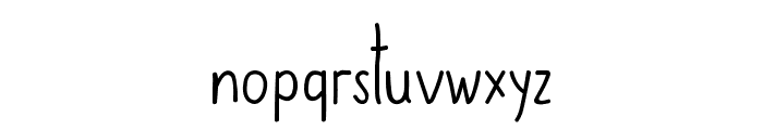 Aafsha Font LOWERCASE