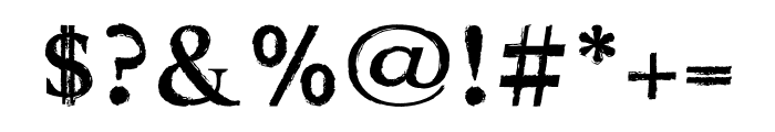 Aaiss-Regular Font OTHER CHARS