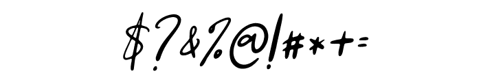 Aaron Ramsey Italic Italic Font OTHER CHARS
