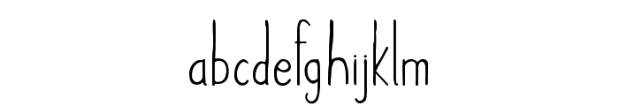 AaydanRegular Font LOWERCASE