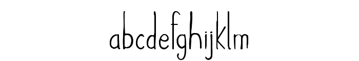 Aaydan Font LOWERCASE