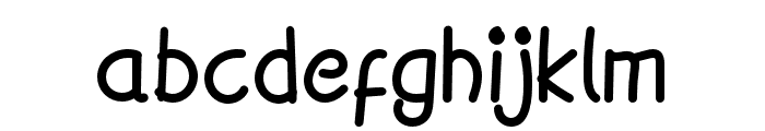 AbaCaGa-Bold Font LOWERCASE
