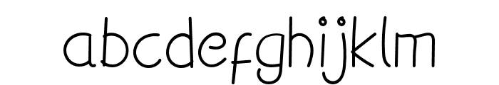 AbaCaGa-Regular Font LOWERCASE