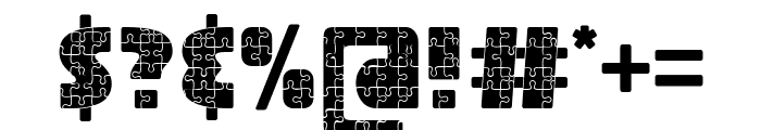 Abc Puzzle Solid Font OTHER CHARS