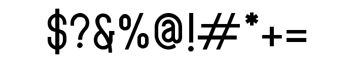 Abdora Regular Font OTHER CHARS