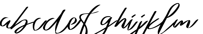 Abelard Font LOWERCASE