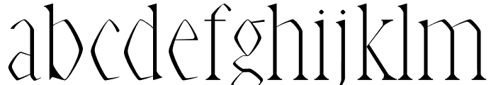 Abell Light Font LOWERCASE