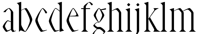 Abell Regular Font LOWERCASE