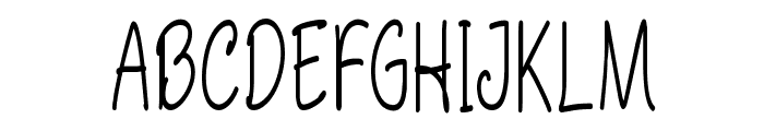 Aberdeen Condensed Regular Font UPPERCASE