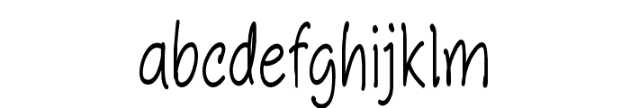 Aberdeen Condensed Regular Font LOWERCASE