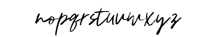 AbesinSignature-Regular Font LOWERCASE